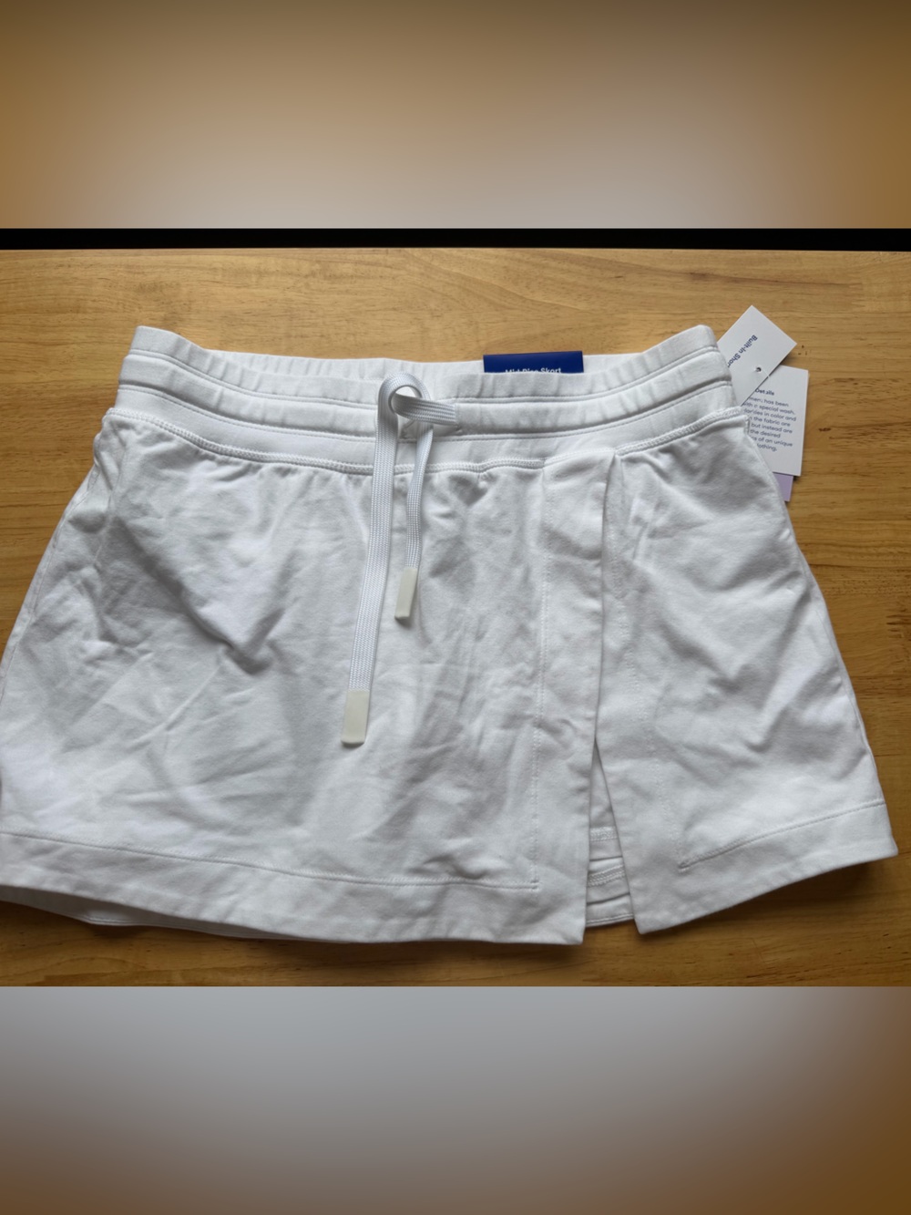 JoyLab White Men’s Athletic Shorts with Drawstring